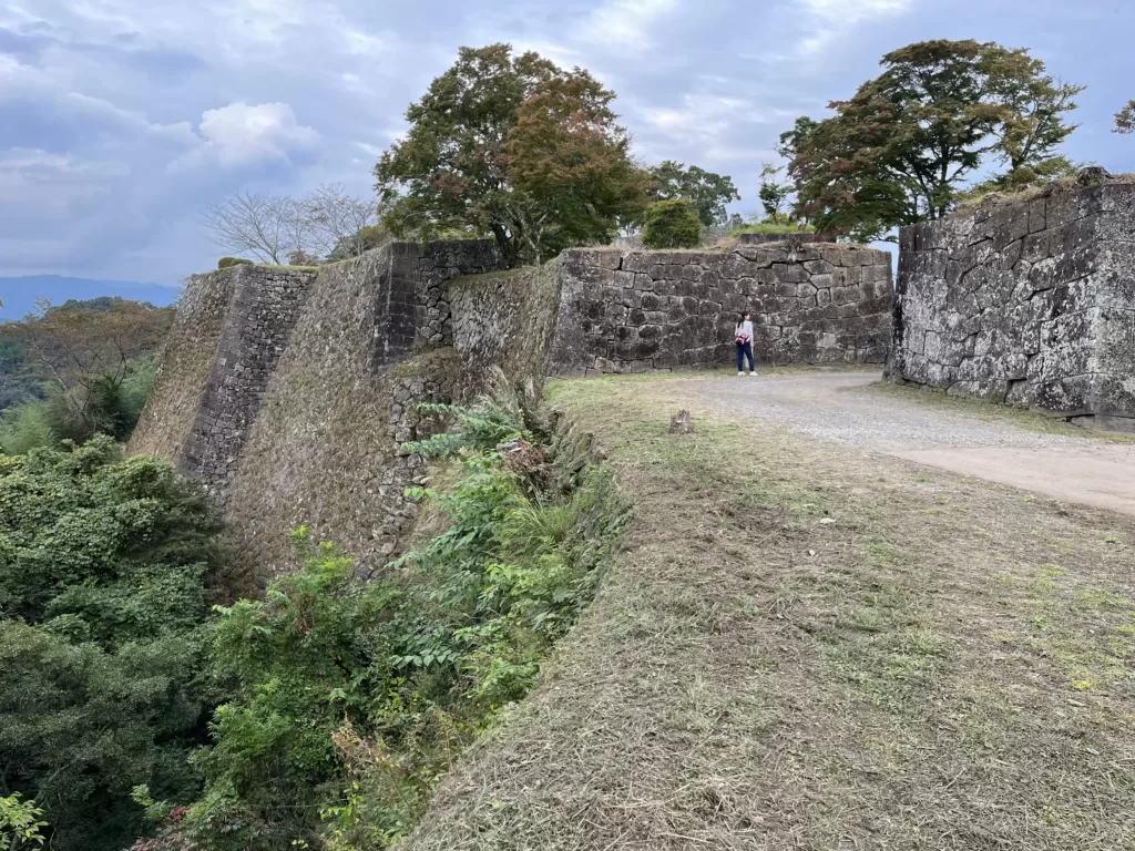 岡城 西中仕切跡